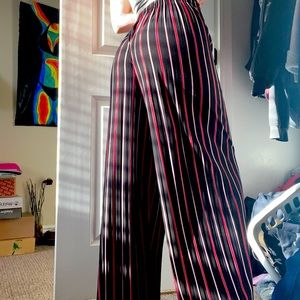 cute small stretchy loose striped pants